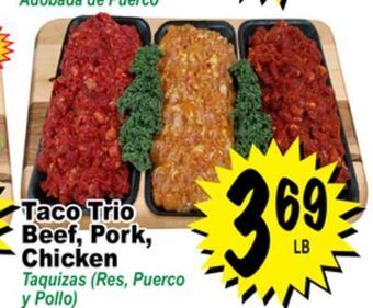 Superior Grocers Taco trio beef offer