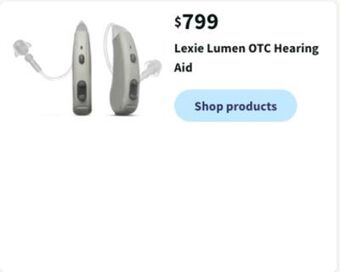Walgreens Lexie lumen otc hearing aid offer