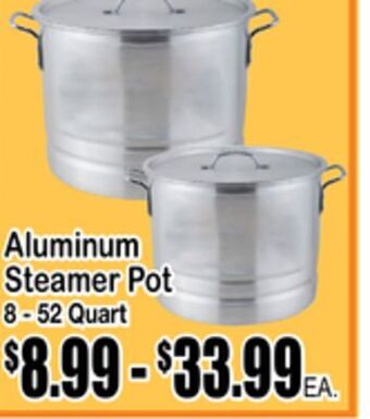 Superior Grocers Aluminum steamer pot offer