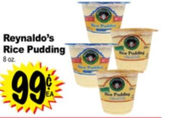 Superior Grocers Reynaldo's rice pudding offer