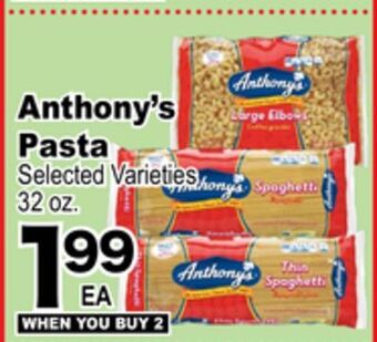 Superior Grocers Anthony's pasta offer