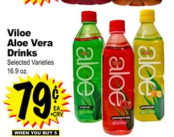 Superior Grocers Viloe aloe vera drinks offer