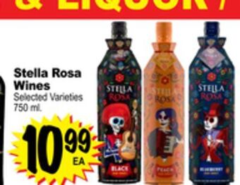 Superior Grocers Stella rosa wines offer