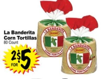 Superior Grocers La banderita corn tortillas offer