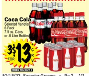 Superior Grocers Coca cola offer