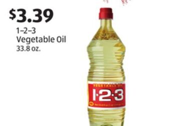 Aldi 1-2-3 vegetable oil offer