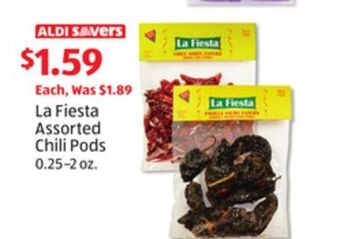 Aldi La fiesta assorted chili pods offer
