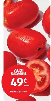 Aldi Roma tomatoes offer
