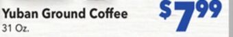 Vallarta Supermarkets Yuban ground coffee offer