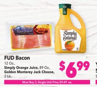Vallarta Supermarkets Fud bacon offer