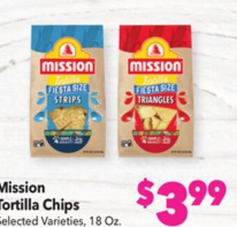 Vallarta Supermarkets Mission tortilla chips offer