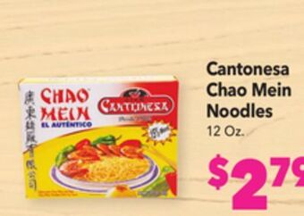 Vallarta Supermarkets Cantonesa chao mein noodles offer