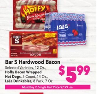 Vallarta Supermarkets Bar s hardwood bacon offer