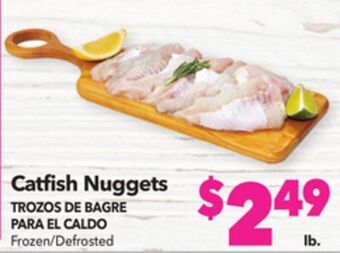 Vallarta Supermarkets Catfish nuggets/trozos de bagre para el caldo offer