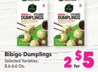 Vallarta Supermarkets Bibigo dumplings offer