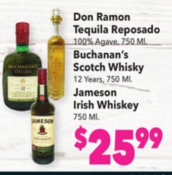 Vallarta Supermarkets Don ramon tequila reposado offer
