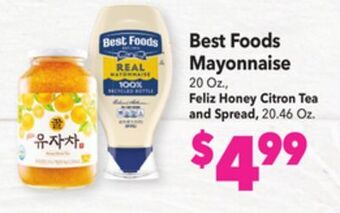 Vallarta Supermarkets Best foods mayonnaise offer