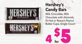 Vallarta Supermarkets Hershey's candy bars offer