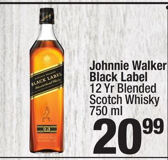 Super King Markets Johnnie walker black label 12 yr blended scotch whisky offer