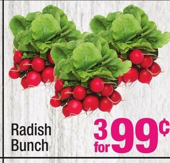 Super King Markets Radish bunch offer