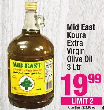 Super King Markets Mid east koura extra virgin olive oil offer