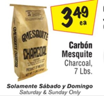 El Super Mesquite charcoal offer