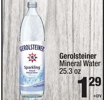 Super King Markets Gerolsteiner mineral water offer