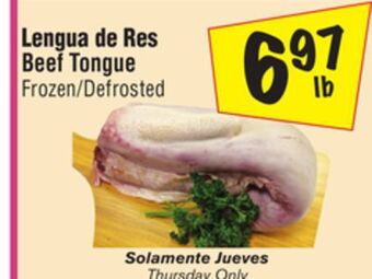 El Super Beef tongue offer