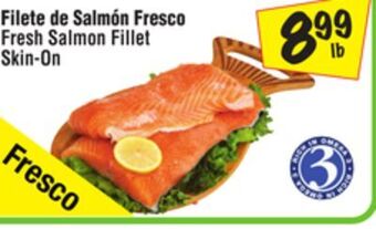 El Super Fresh salmon fillet skin-on offer