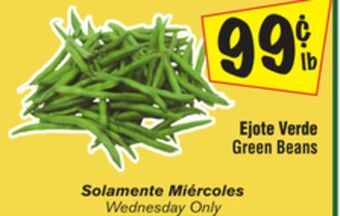 El Super Green beans offer