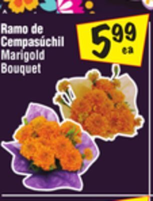 El Super Marigold bouquet offer