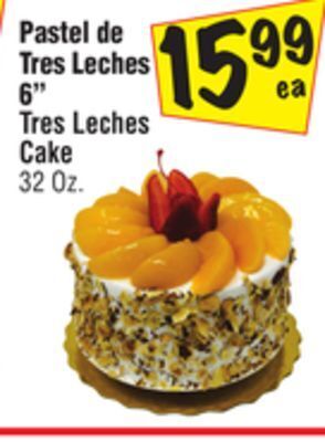 El Super 6 tres leches cake offer
