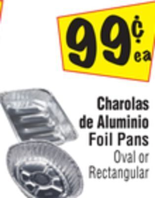 El Super Charolas de aluminio foil pans offer