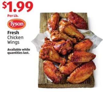 Aldi Tyson fresh chicken wings offer