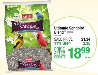 Menards Kaytee ultimate songbird blend wild bird food seed - 14 lb offer
