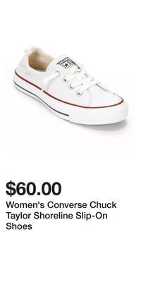 Kohl's Women's converse chuck taylor shoreline slip-on shoes offer