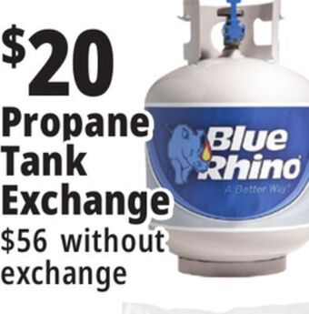 Ocean State Job Lot Blue rhino propane tank exchange offer