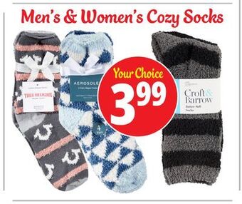 Ocean State Job Lot Cozy socks offer