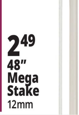 Ocean State Job Lot 48 mega fiberglass driveway stake offer