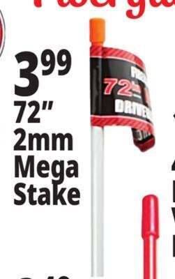 Ocean State Job Lot 72 mega fiberglass driveway stake offer