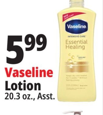 Ocean State Job Lot Vaseline lotion offer