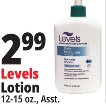 Ocean State Job Lot Levels lotion offer