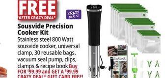 Ocean State Job Lot Sousvide art precision cooker kit offer