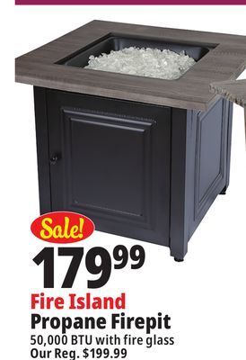 Ocean State Job Lot Fire island lp gas outdoor fire pit offer