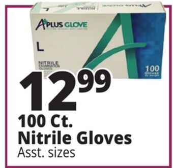 Ocean State Job Lot 100 ct. nitrile gloves offer