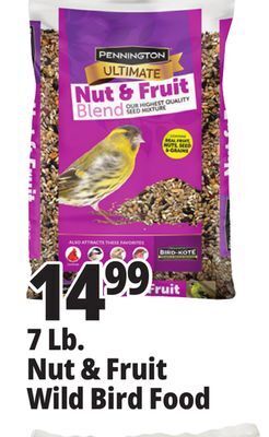 Ocean State Job Lot Pennington ultimate nut & fruit blend wild bird seed, 7 lbs offer