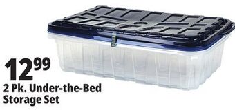 Ocean State Job Lot Mr. fresh under the bed storage bins, 2 count offer
