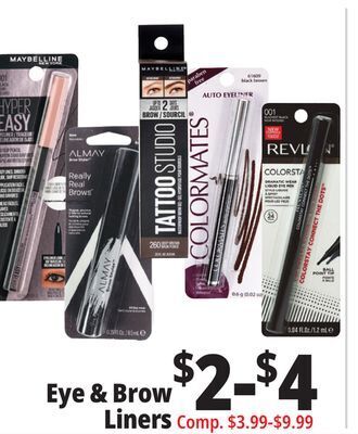 Ocean State Job Lot Eye & brow liners offer