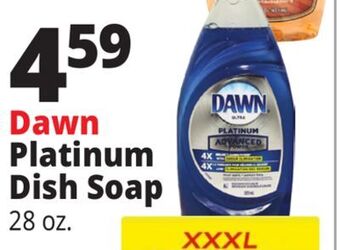 Ocean State Job Lot Dawn platinum dish soap offer