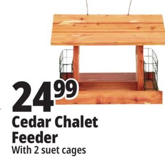 Ocean State Job Lot Cedar chalet feeder offer